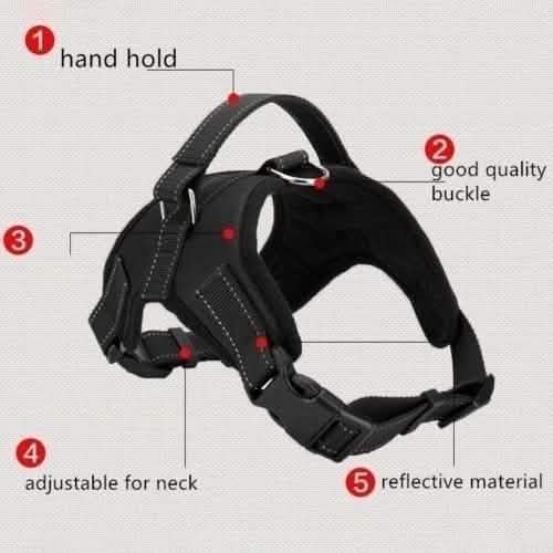 Dog Soft Adjustable Harness Pet Leashes & Harnesses - Tophatter Daily Deals