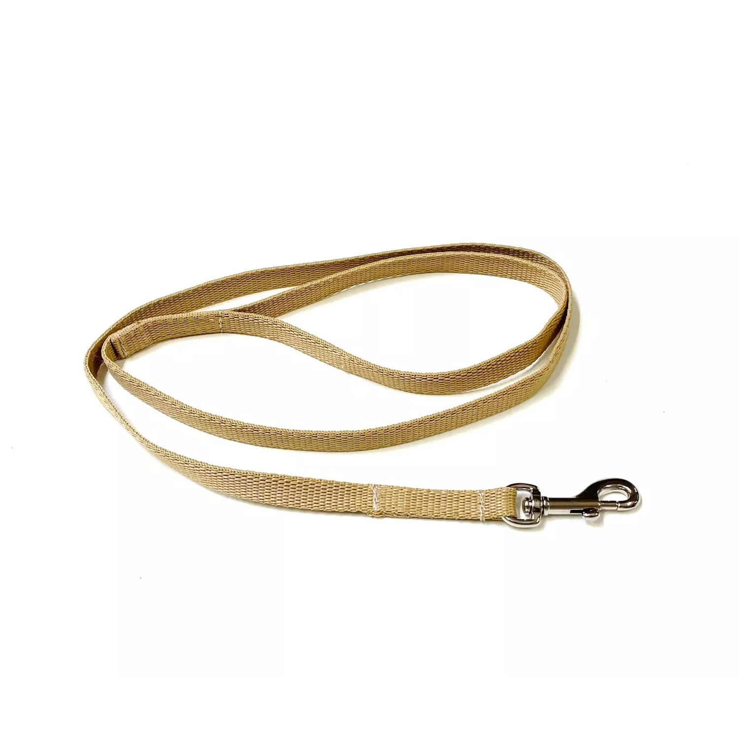 Dog Running Leash - 45" Puppy Small Dog Walking Lead 13mm Wide Strong Durable Webbing Beige 45 " x 13 mm Pet Products - Tophatter Daily Deals