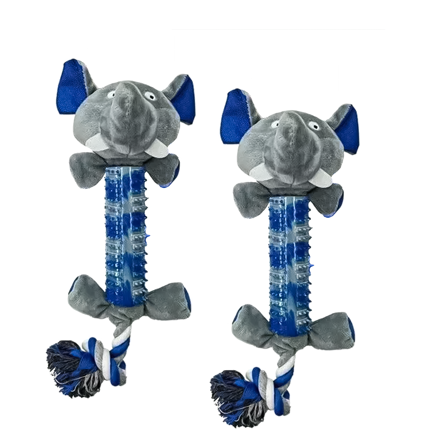 Dog Squeaky Toy – 2x Interactive Pet Chew Toys Animal Pet Plush Squeaker Dog Play Pal Roxy Pet Toy pet - Tophatter Daily Deals