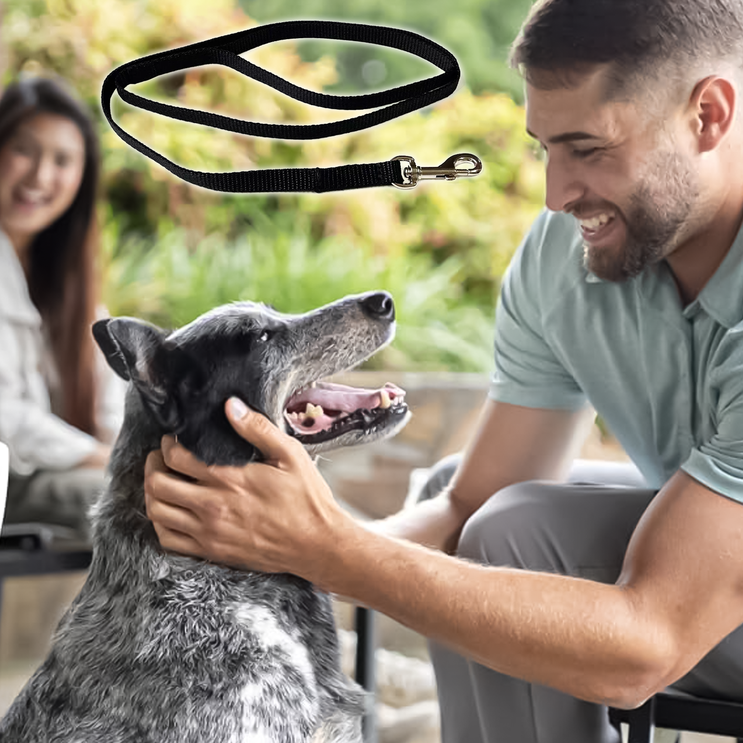 Dog Running Leash - 45" Puppy Small Dog Walking Lead 13mm Wide Strong Durable Webbing Pet Products - Tophatter Daily Deals