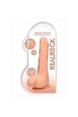 Shots Toys - RealRock Skin - Realistic Dildo with Balls - 7 Inch Sex Toy - Tophatter Daily Deals