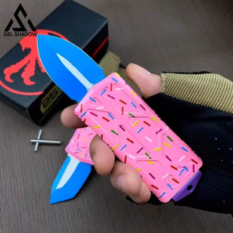 Donut Knife MT Pink Dessert Warrior 6 Pocket Knives - Tophatter Daily Deals