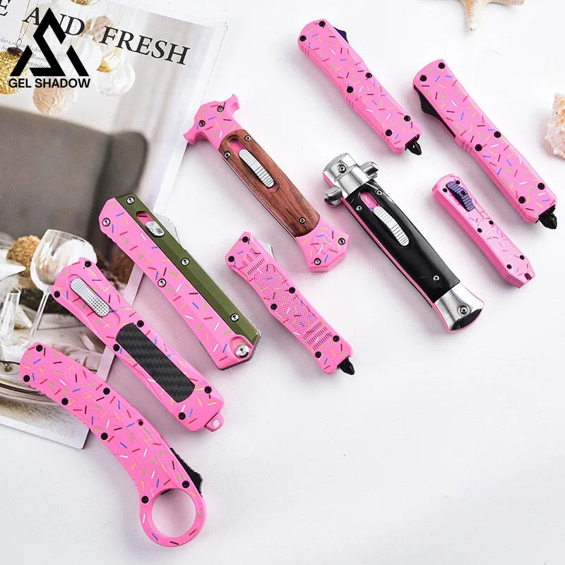 Donut Knife MT Pink Dessert Warrior Pocket Knives - Tophatter Daily Deals
