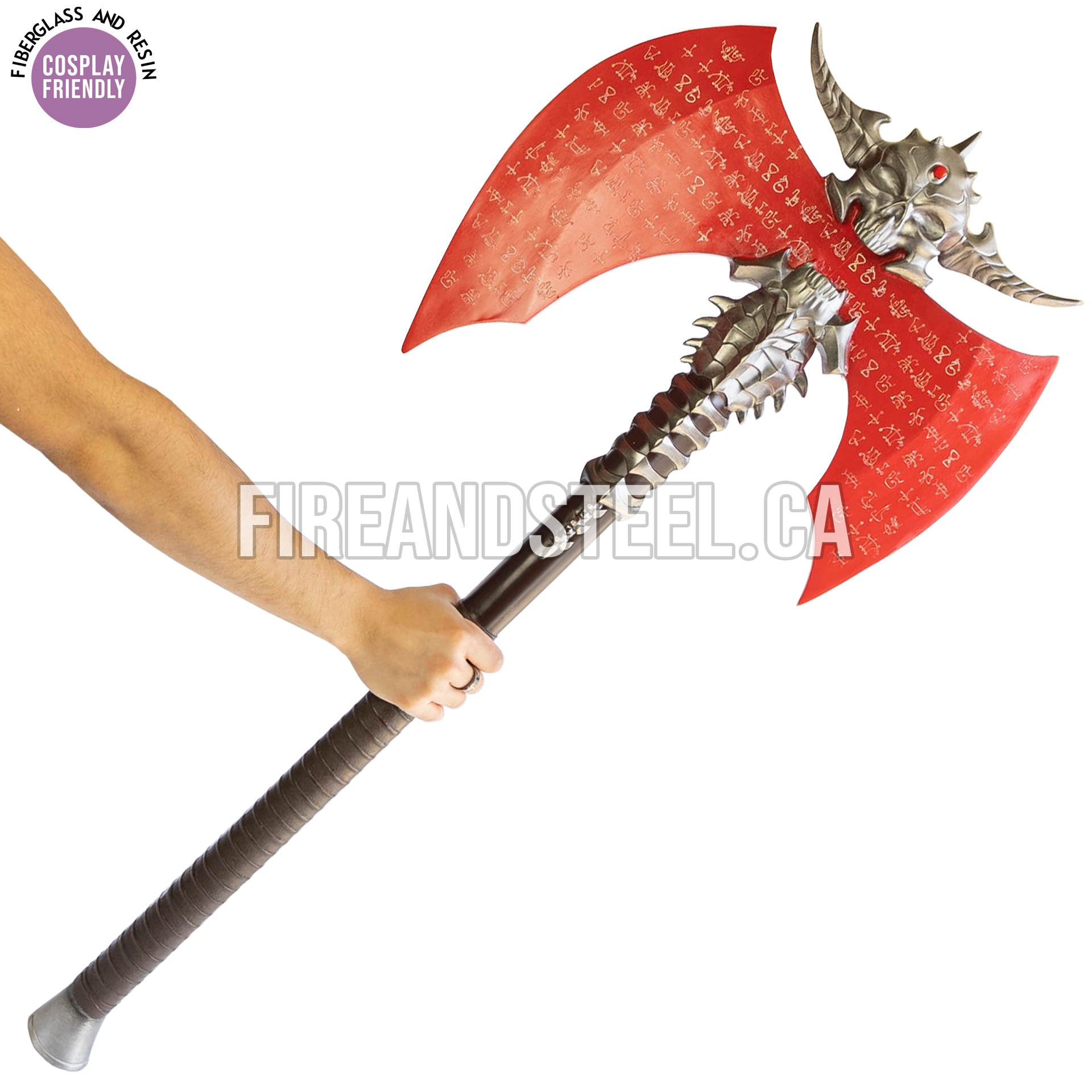 Marauder's Argent Axe (Resin) Video Game Sword - Tophatter Daily Deals