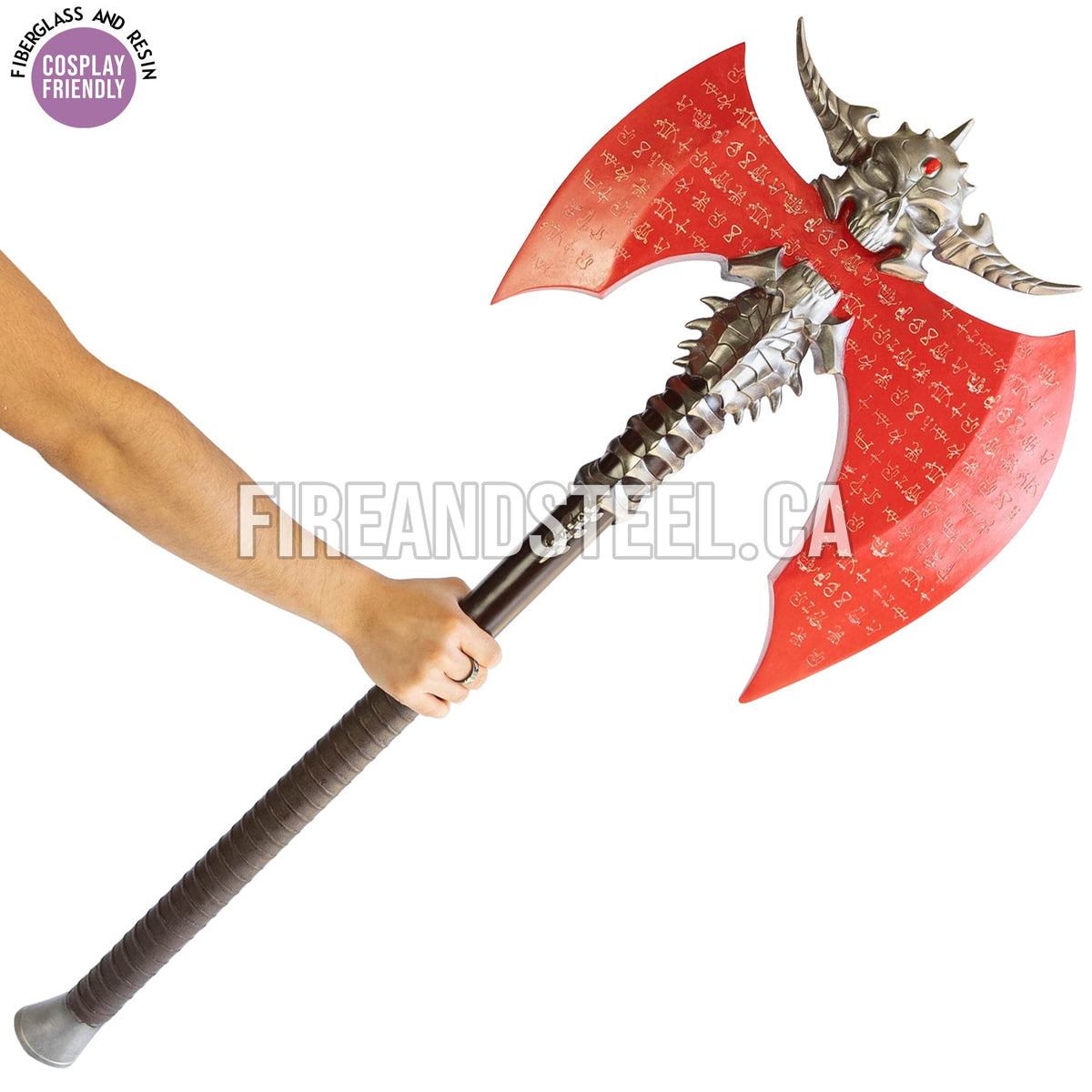 Marauder's Argent Axe (Resin) Video Game Sword - Tophatter Daily Deals