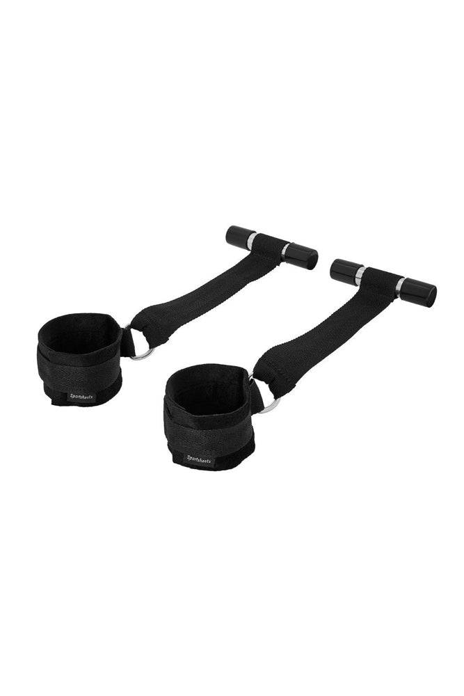 Sportsheets - Door Jam Cuffs - Black BDSM - Tophatter Daily Deals