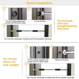 Doorway Pull Up Bar Exercise Gym Fitness & Exercise - Tophatter Daily Deals