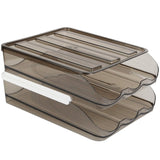 Double Layer Egg Storage for Refrigerator Kitchen Storage - Tophatter Daily Deals