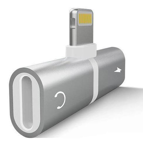 Double-Threat Adapter Silver USB Power Adapter - Tophatter Daily Deals