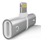 Double-Threat Adapter Silver USB Power Adapter - Tophatter Daily Deals