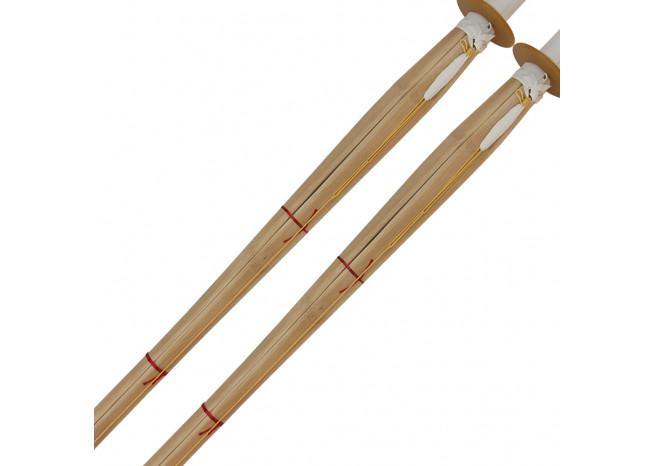 Dual Kendo Shinai Bamboo Practice Katana Set swords - Tophatter Daily Deals