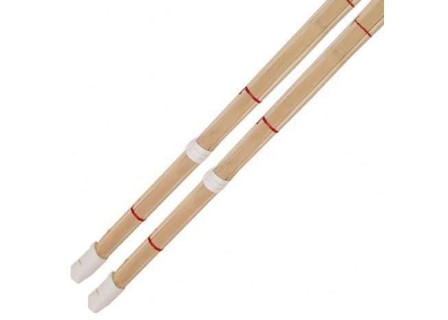 Dual Kendo Shinai Bamboo Practice Katana Set swords - Tophatter Daily Deals