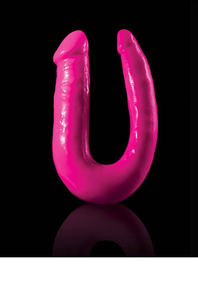 Pipedream - Dillio - Double Trouble Curved Double Ended Dildo - Pink Sex Toy - Tophatter Daily Deals