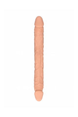 Shots Toys - RealRock Skin - 14 Inch Double Ended Dildo - Beige Sex Toy - Tophatter Daily Deals