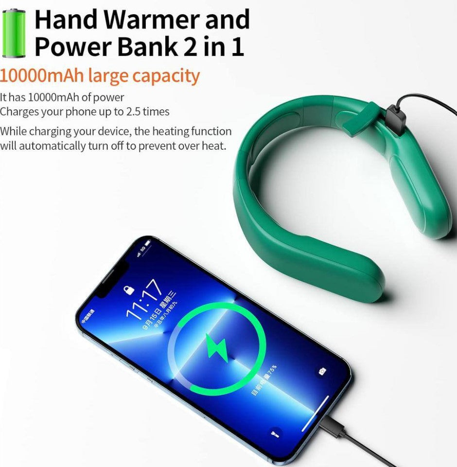 10000mah Rechargeable Neck Warmer,for Necks Up to 8 inches Wide Health & Wellness - Tophatter Daily Deals