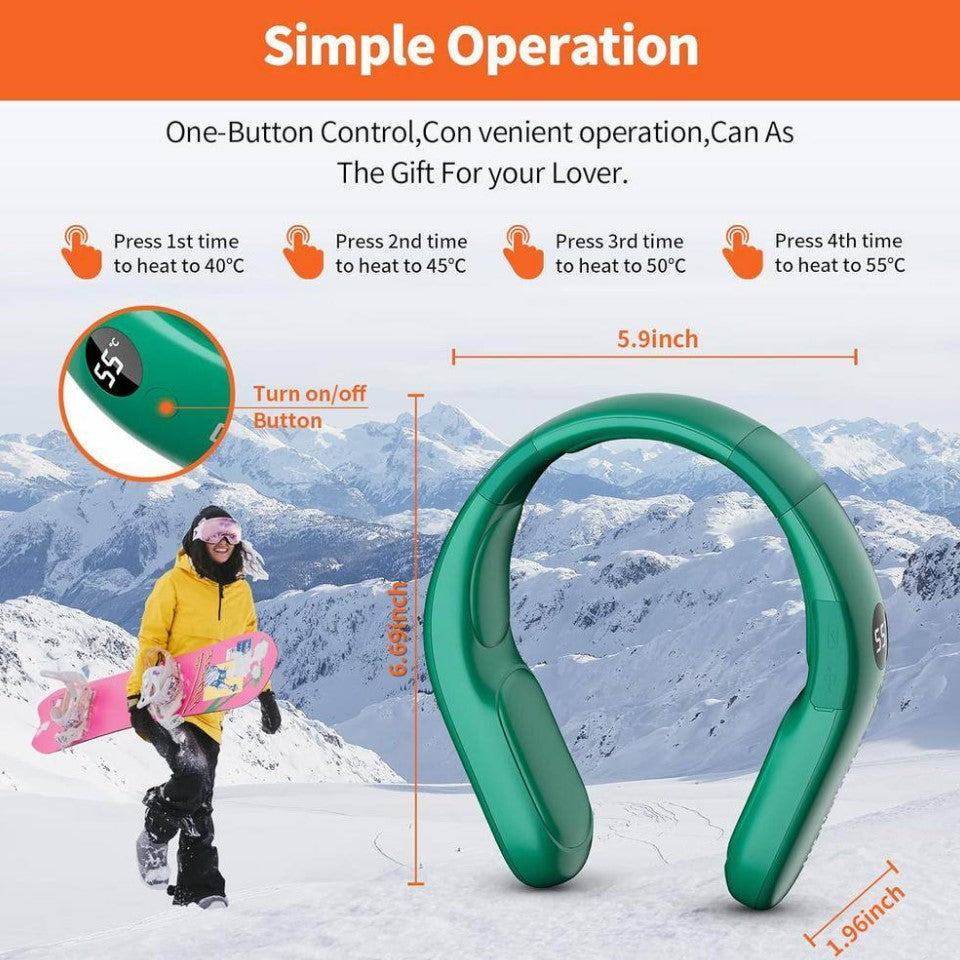 10000mah Rechargeable Neck Warmer,for Necks Up to 8 inches Wide Health & Wellness - Tophatter Daily Deals