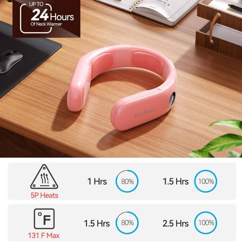 10000mah Rechargeable Neck Warmer,for Necks Up to 8 inches Wide Health & Wellness - Tophatter Daily Deals