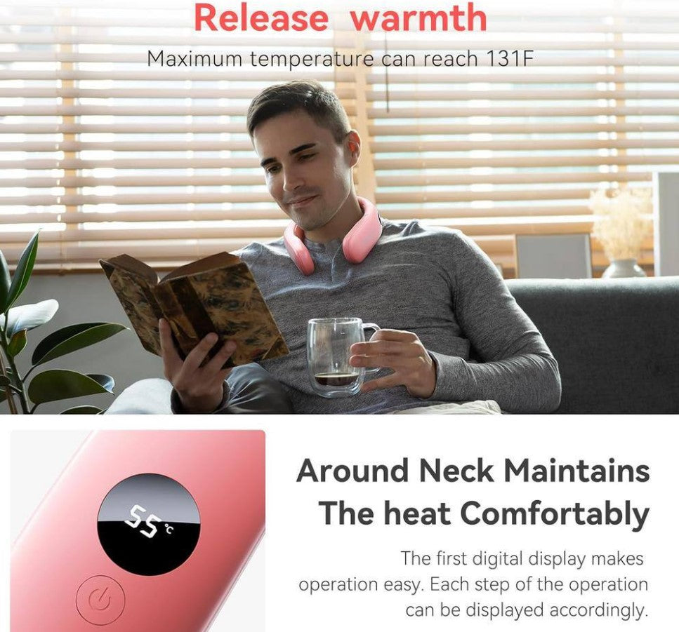 10000mah Rechargeable Neck Warmer,for Necks Up to 8 inches Wide Health & Wellness - Tophatter Daily Deals