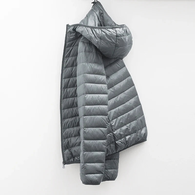 Down Coat Portable Slim Down Parkas Men Jackets - Tophatter Daily Deals