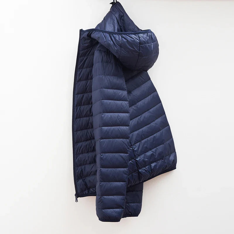 Down Coat Portable Slim Down Parkas Men Jackets - Tophatter Daily Deals