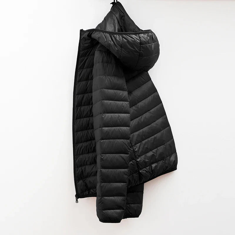 Down Coat Portable Slim Down Parkas Men Jackets - Tophatter Daily Deals