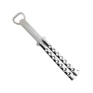 Balisong Trainer - Bottle Opener (Silver) Bottle Opener - Tophatter Daily Deals