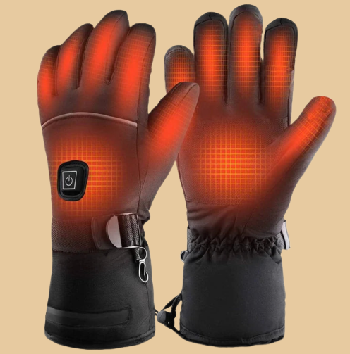 Heated Gloves Battery Heated Winter Gloves 8 Hour Warmth - Tophatter Daily Deals