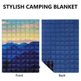 Down Camping Blanket Mountain Moon Design Outdoor Recreation > Camping > Sleeping Bags - Tophatter Daily Deals