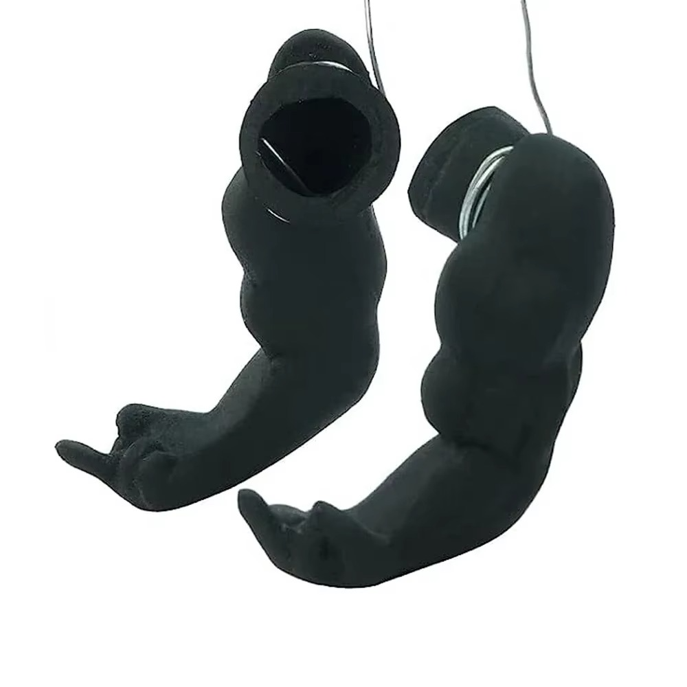 Funny Fighting Chicken Arms Black Silicone - Tophatter Daily Deals