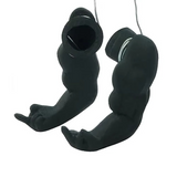 Funny Fighting Chicken Arms Black Silicone - Tophatter Daily Deals