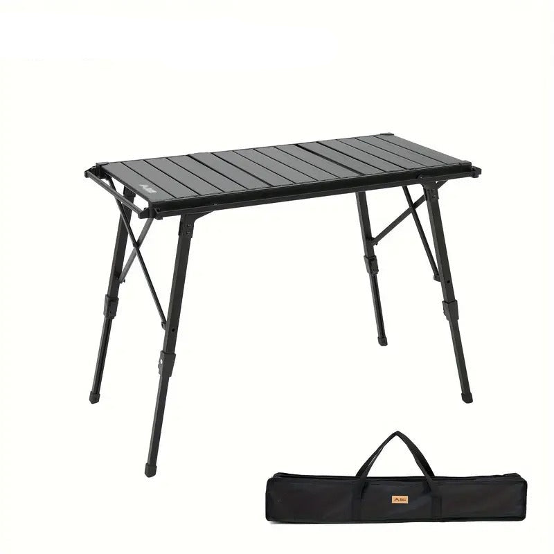 Portable Aluminum Camping Table Adjustable Height Outdoor Recreation > Camping > Camp Furniture - Tophatter Daily Deals
