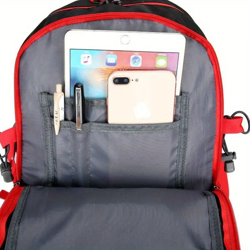 Climbing Backpack Hard Shell Nylon with Utility Pocket Backpacks - Tophatter Daily Deals