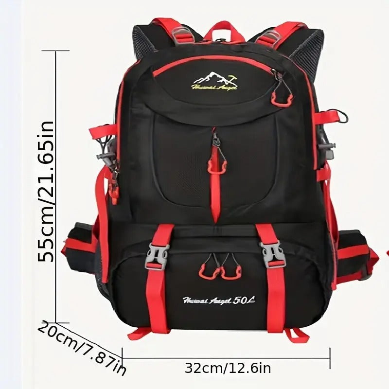 Climbing Backpack Hard Shell Nylon with Utility Pocket Backpacks - Tophatter Daily Deals