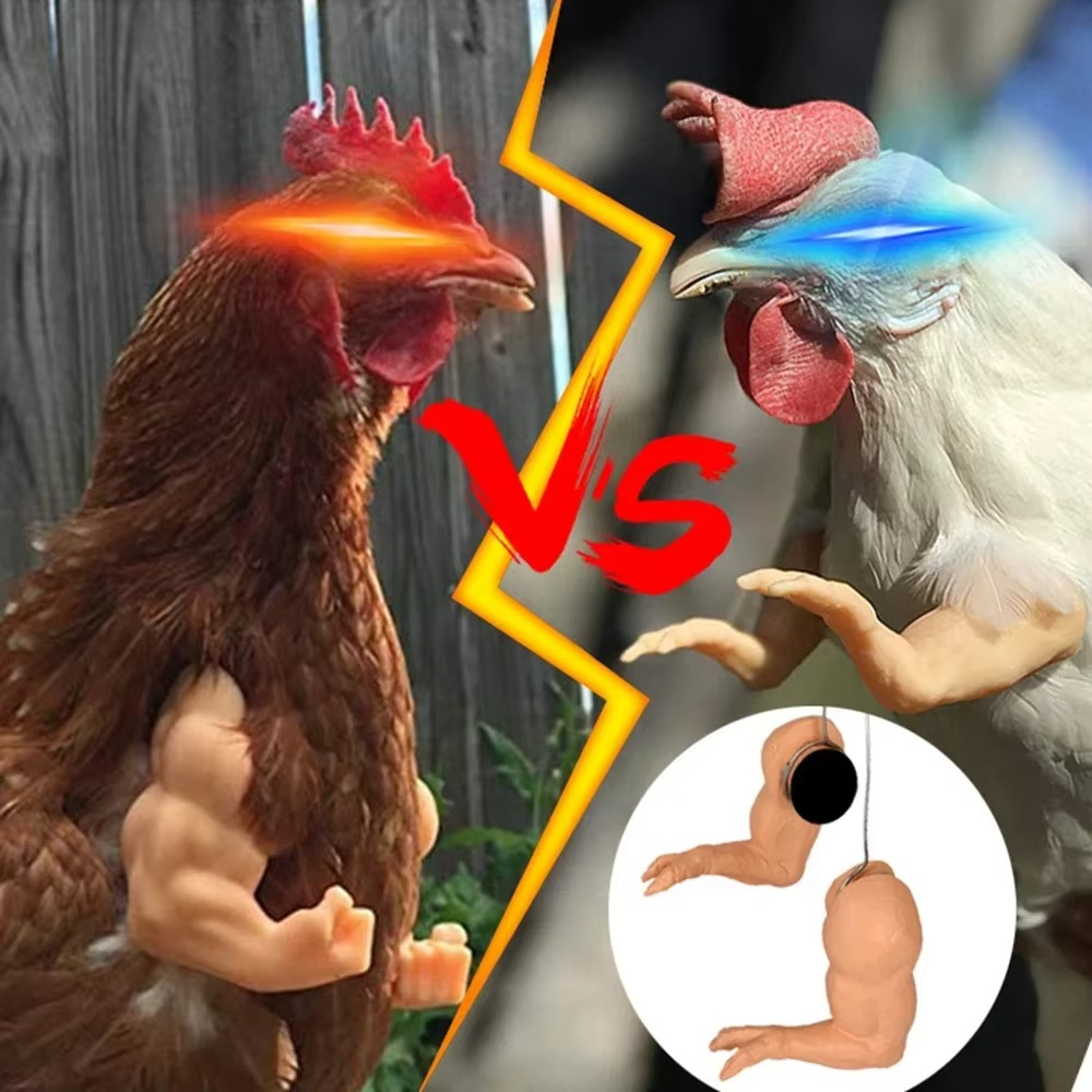 Funny Fighting Chicken Arms - Tophatter Daily Deals