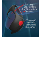 Red Dot V3 (Black/Red) – Remote-Controlled Vibrating Cock Ring > Sex Toys > Remote Control Toys - Tophatter Daily Deals