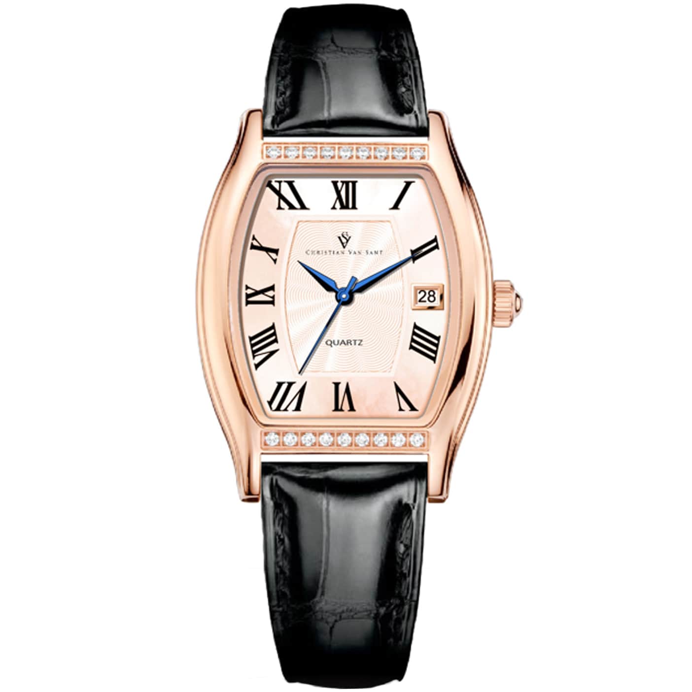 Christian Van Sant Women's Gemma // CV2445 Rose gold Watches - Tophatter Daily Deals
