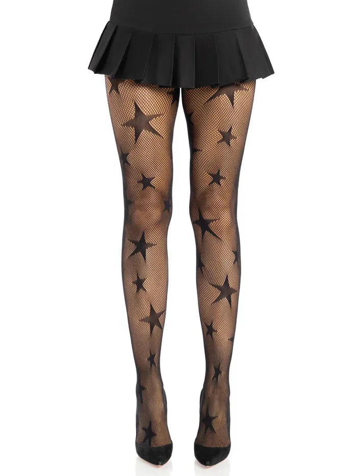 Star Net Tights – Nylon Spandex Tights > Clothes > Hosiery > Pantyhose & Tights - Tophatter Daily Deals