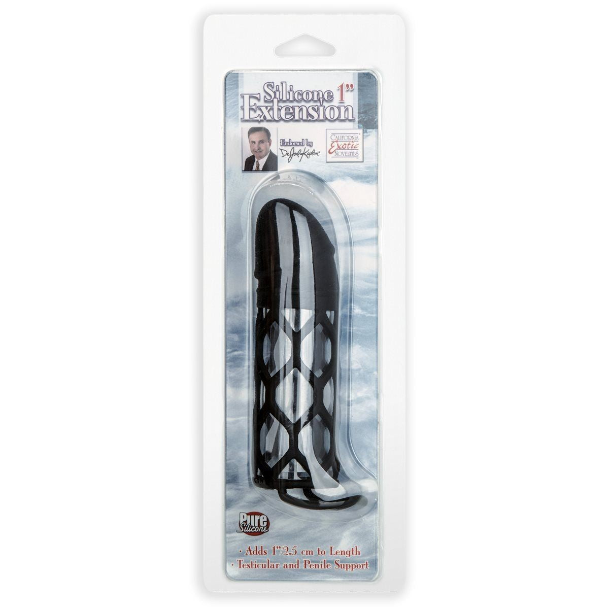 Dr. Joel 1" Silicone Extension Sleeve in Black Penis Sleeve - Tophatter Daily Deals