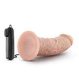 Dr Skin Dr Joe 8 Inch Vibrating Cock with Suction Cup Vanilla > Vibrators > Realistic Vibrators - Tophatter Daily Deals