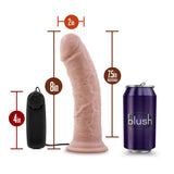 Dr Skin Dr Joe 8 Inch Vibrating Cock with Suction Cup Vanilla > Vibrators > Realistic Vibrators - Tophatter Daily Deals