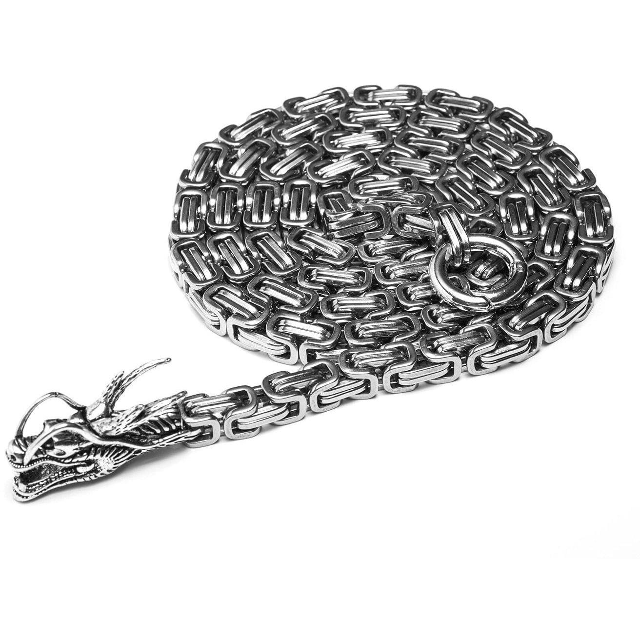 Dragon Head Full Stainless Steel Self Defense Bracelet Jewelry Self Defense Jewelry - Tophatter Daily Deals