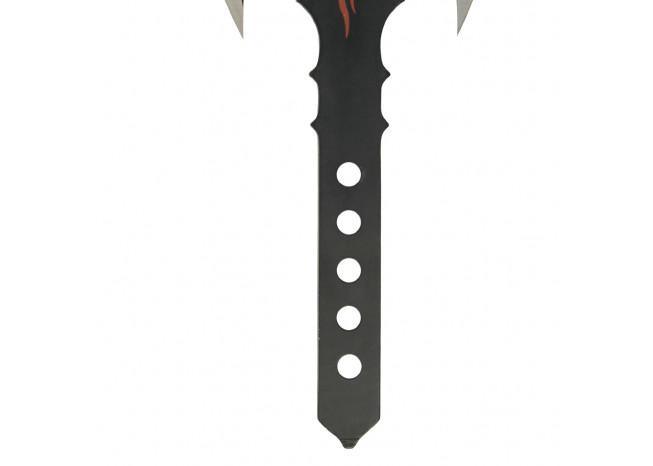 Dragon's Mighty Fury Triple Edged Throwing Axe outdoor gear - Tophatter Daily Deals