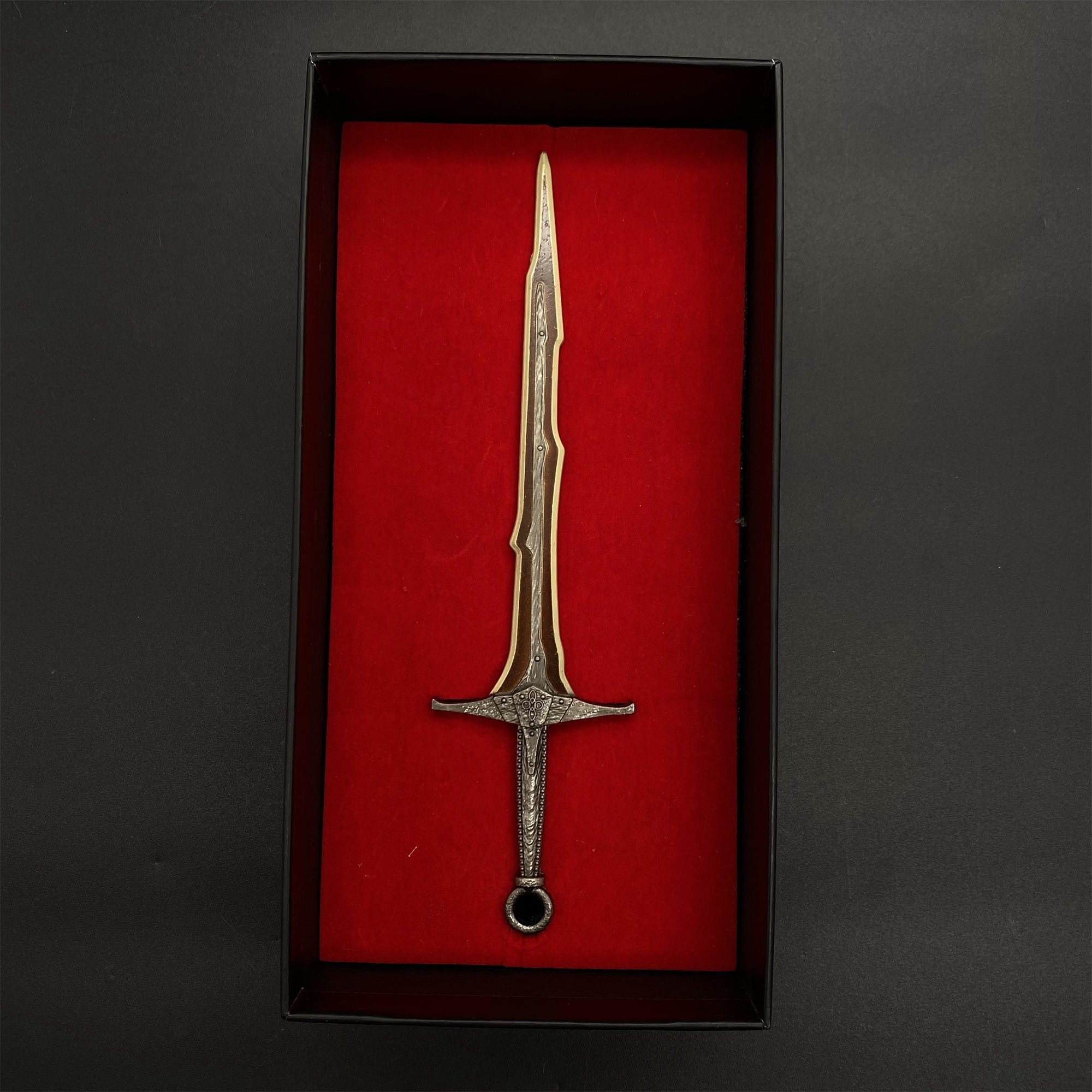 1/6 Scale Skyrim Dragon Bone Weapon Metal Miniatures Dragon Bone Sword - Tophatter Daily Deals