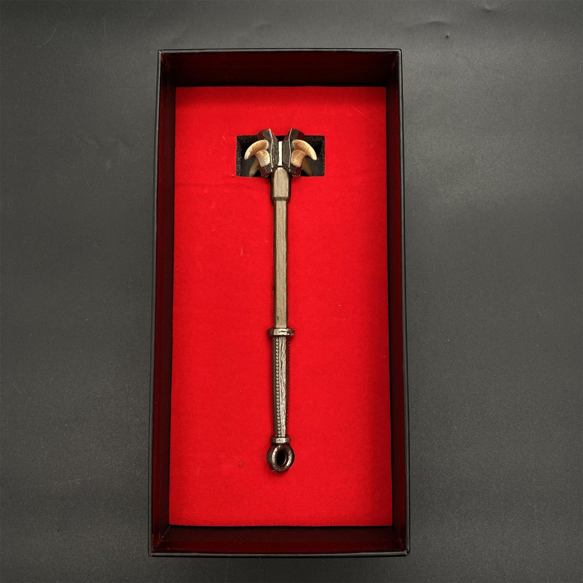 1/6 Scale Skyrim Dragon Bone Weapon Metal Miniatures Dragon Bone Mace - Tophatter Daily Deals