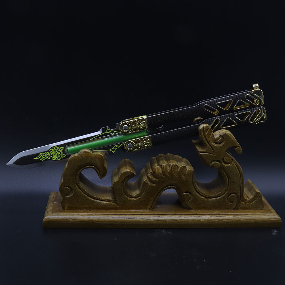 Wooden Dragon Totem Full-Size ACG Weapon Display Holder - Tophatter Daily Deals