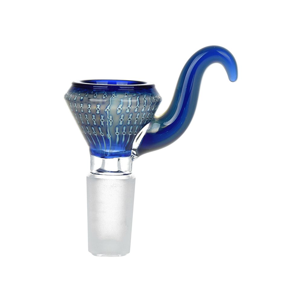 Dream Within A Dream Herb Slide Transparent Dark Blue Glass Bong Bowls - Tophatter Daily Deals