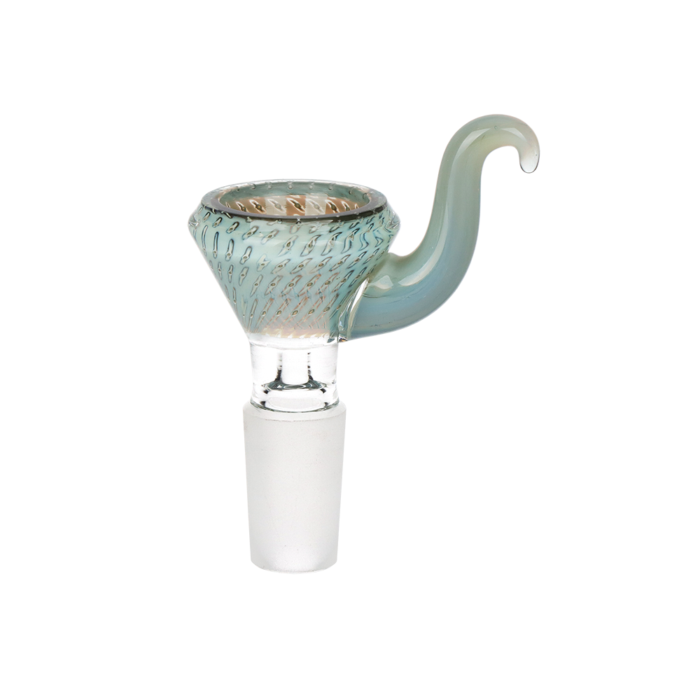 Dream Within A Dream Herb Slide Transparent Light Teal Glass Bong Bowls - Tophatter Daily Deals