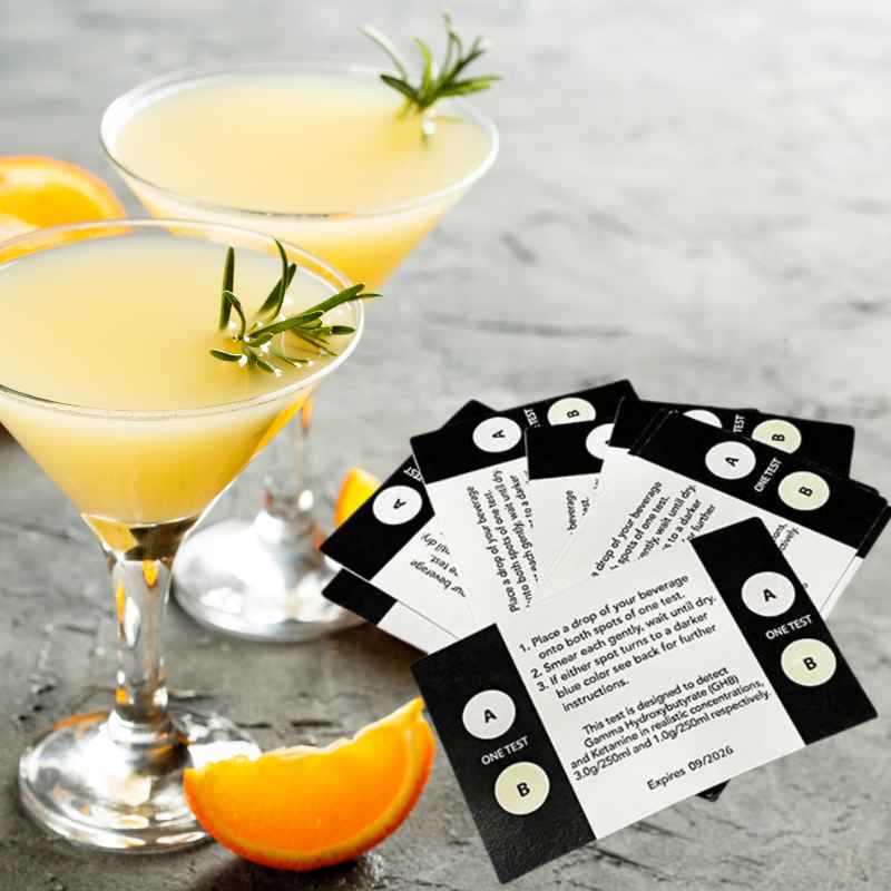 Date Rape Drug Test Kit Drink Guard Strips Campus Safety - Tophatter Daily Deals