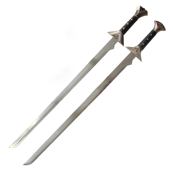 Drizzt Do'Urden's "Icingdeath and Twinkle" (Pair) Video Game Sword - Tophatter Daily Deals
