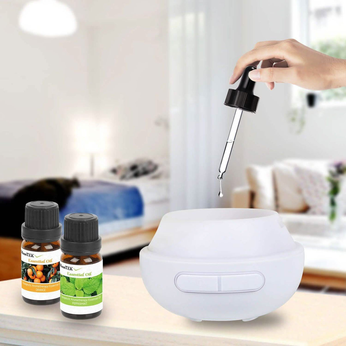 Drop-Shaped Cool Mist Humidifier Health & Wellness - Tophatter Daily Deals